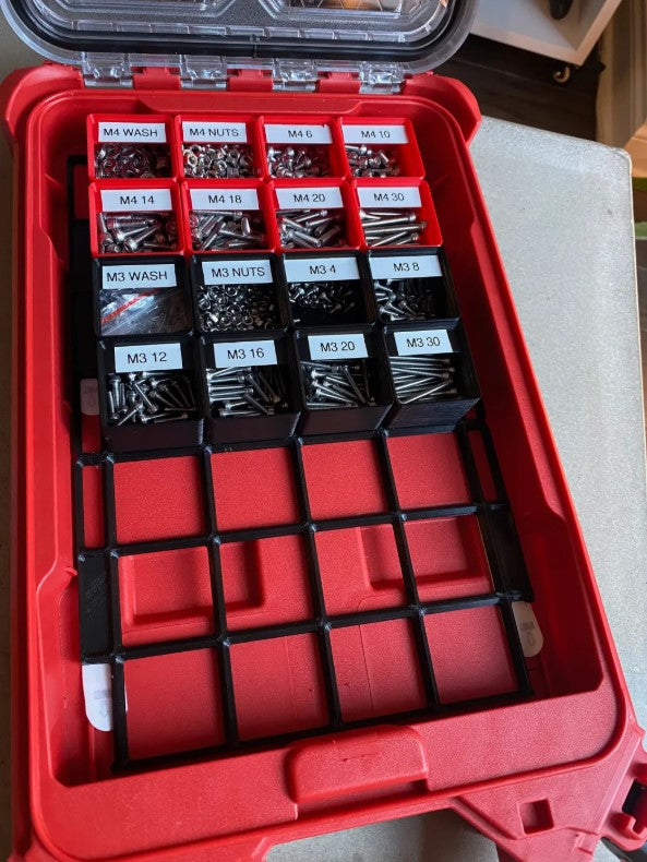 Low-Profile Organizer Insert Set Compatible with Packout™ Compact Organizer