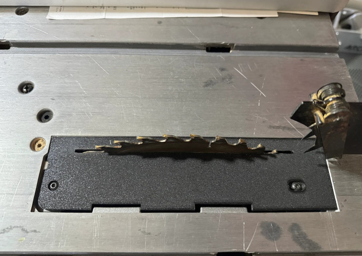Zero Clearance Throat Plate Insert for Craftsman 137 table saw | Tearout Reduction Insert | Precision Cutting Table Insert | Woodworking Upgrade