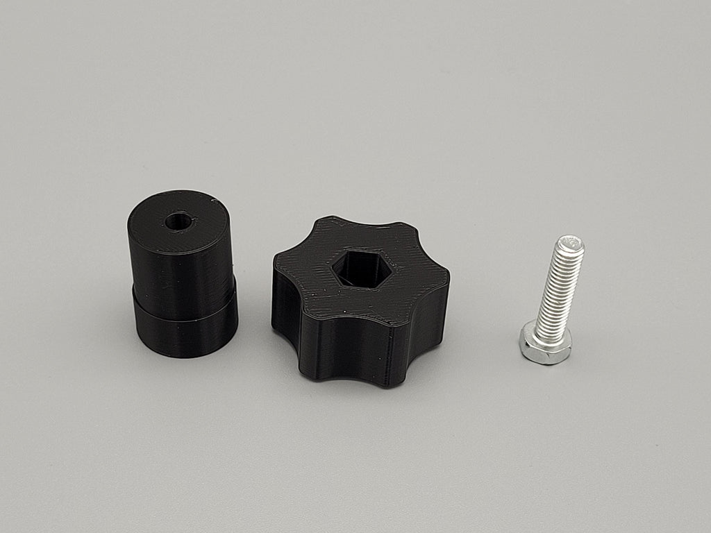 Lockable 20mm Bench Dogs with Knobs for Festool MFT, Metabo MWB 100, and Wolfcraft Master Work