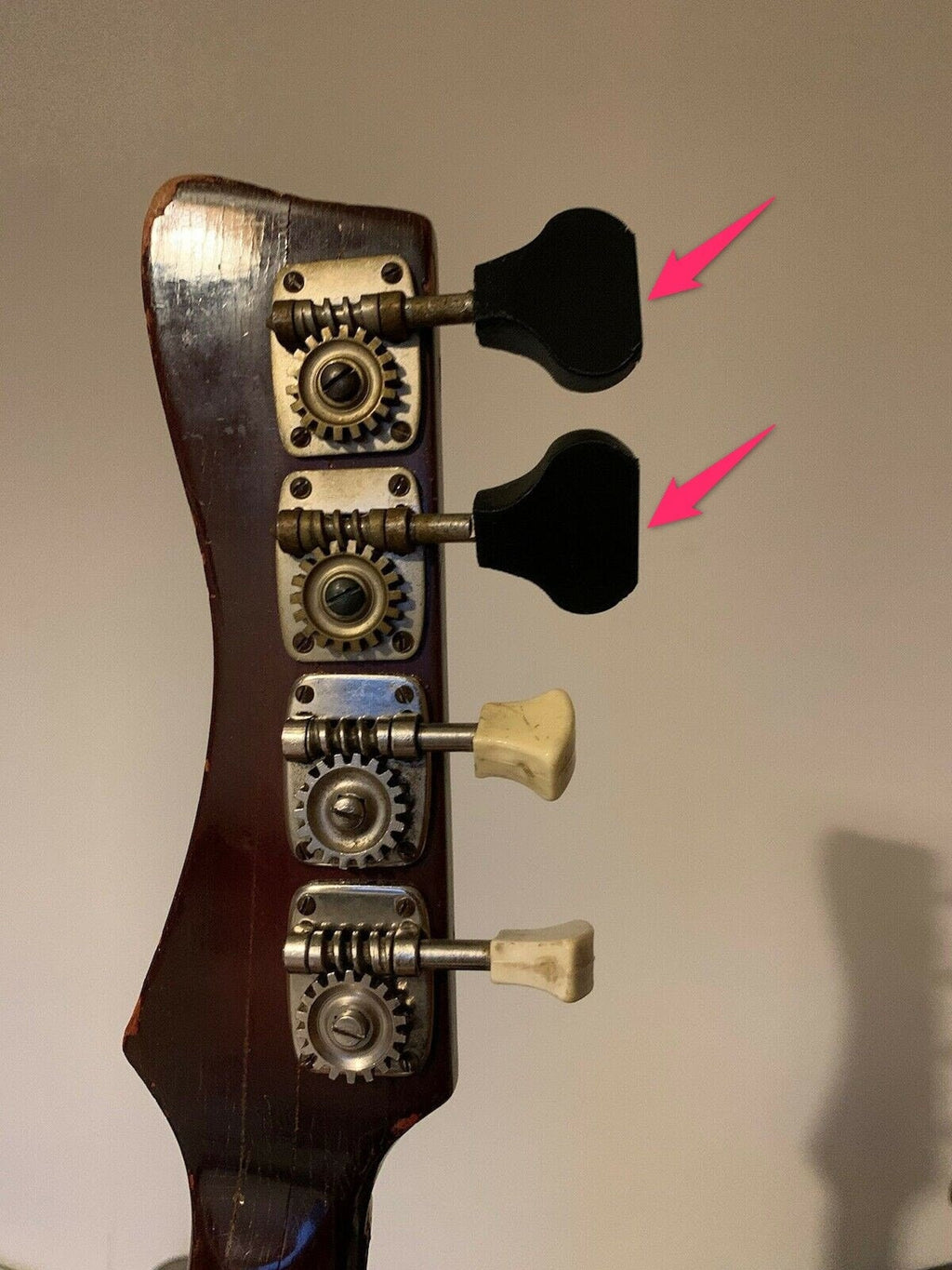Perlgold guitar bass turning pegs tuners keys machine heads set of 5
