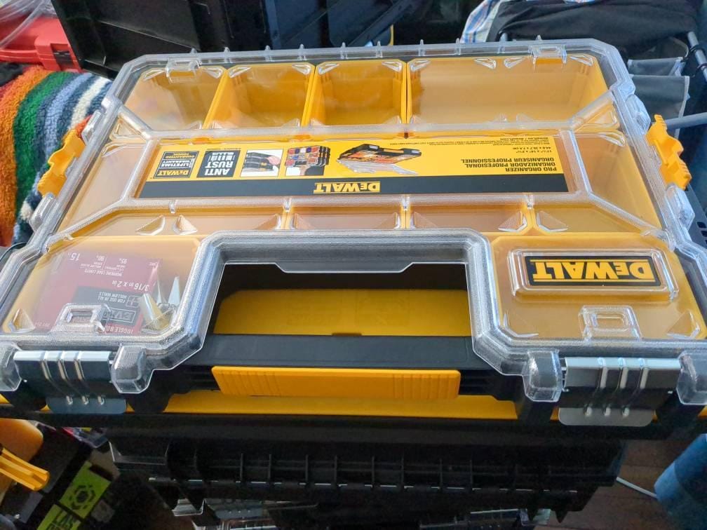 Dewalt Tstak and Stanley Fatmax to DeWalt Pro Organizer adapter 1 set (bigger box on top)
