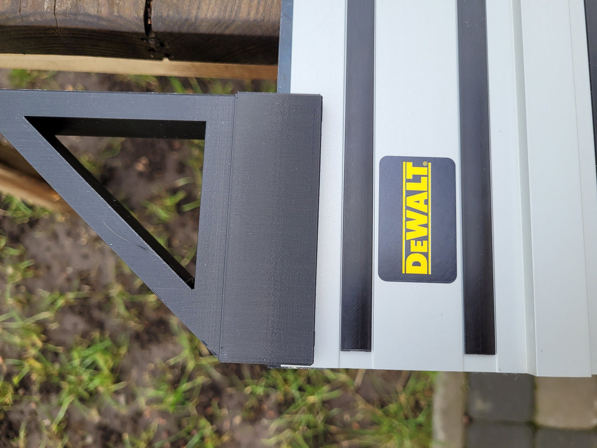 Track rail square fence for Dewalt rails