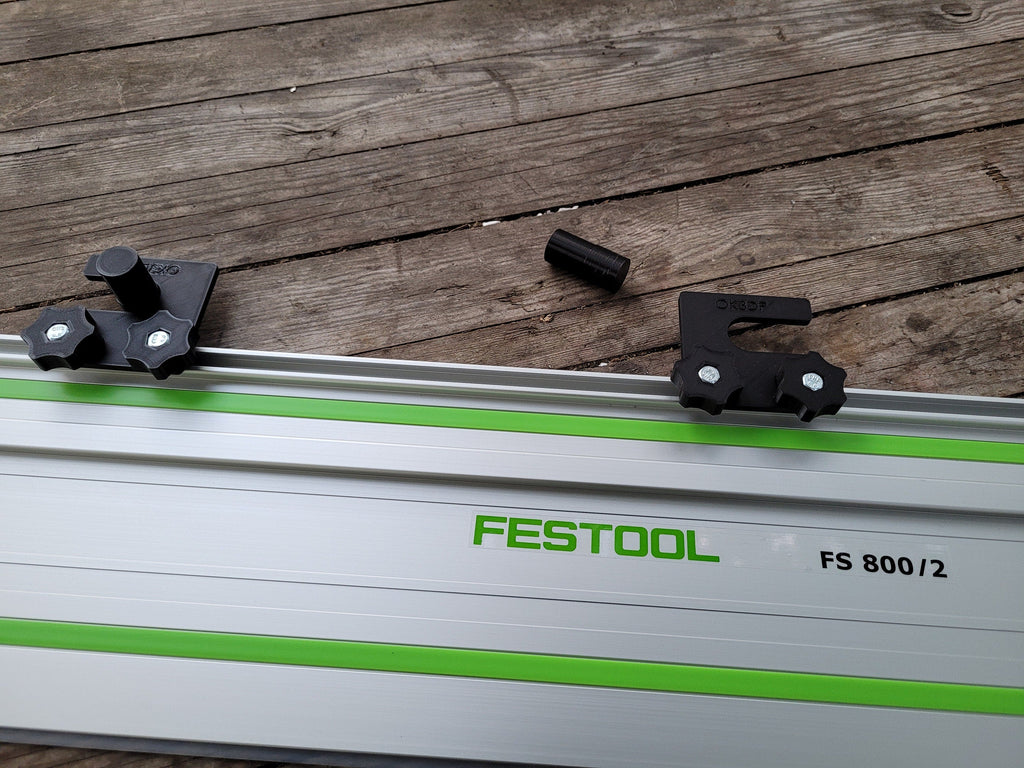 Dog lock set with bench dogs for Festool Rails