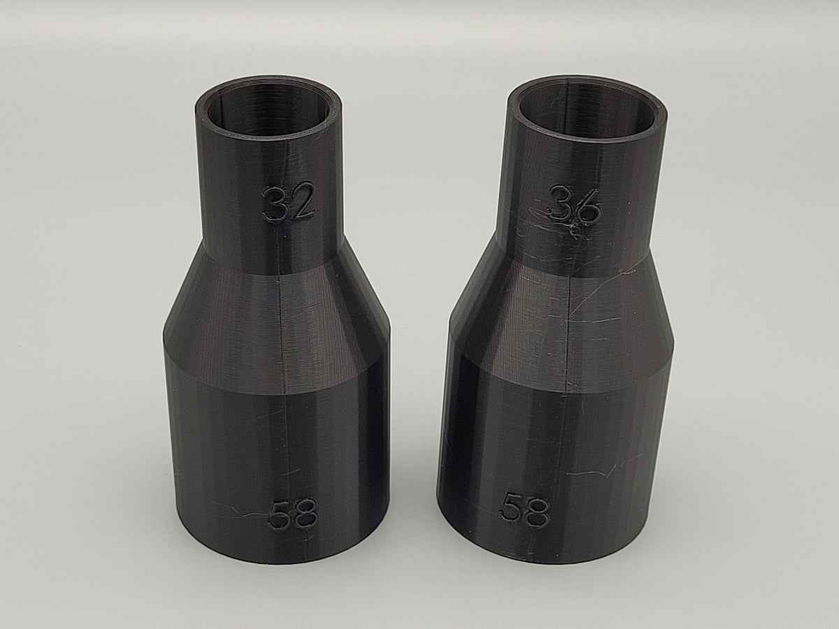 Festool 58 to 36 and 32 mm vacuum cleaner adapters