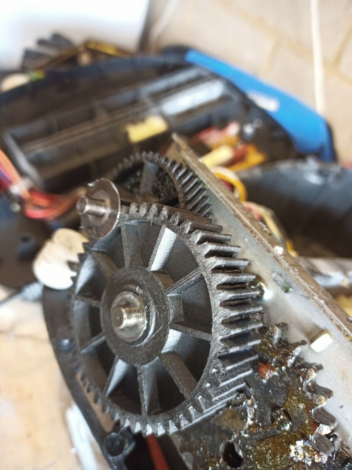 Royal 1216x shredder motor worm gear with metal gear socket