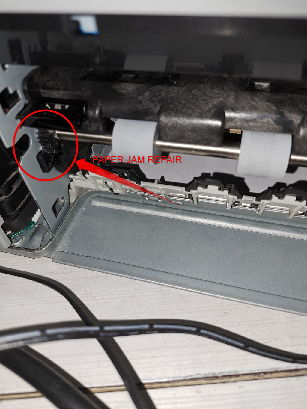 Hp c5180 gear replacement paper jam issue