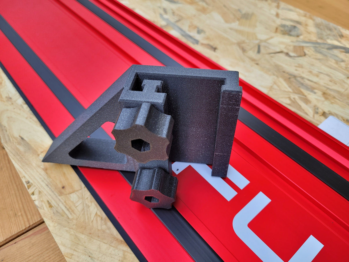 Track rail square fence for Milwaukee M18 rails