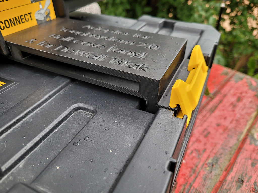 Dewalt toughsystem 2.0 half case mount for Dewalt Tstak and Stanley Fatmax