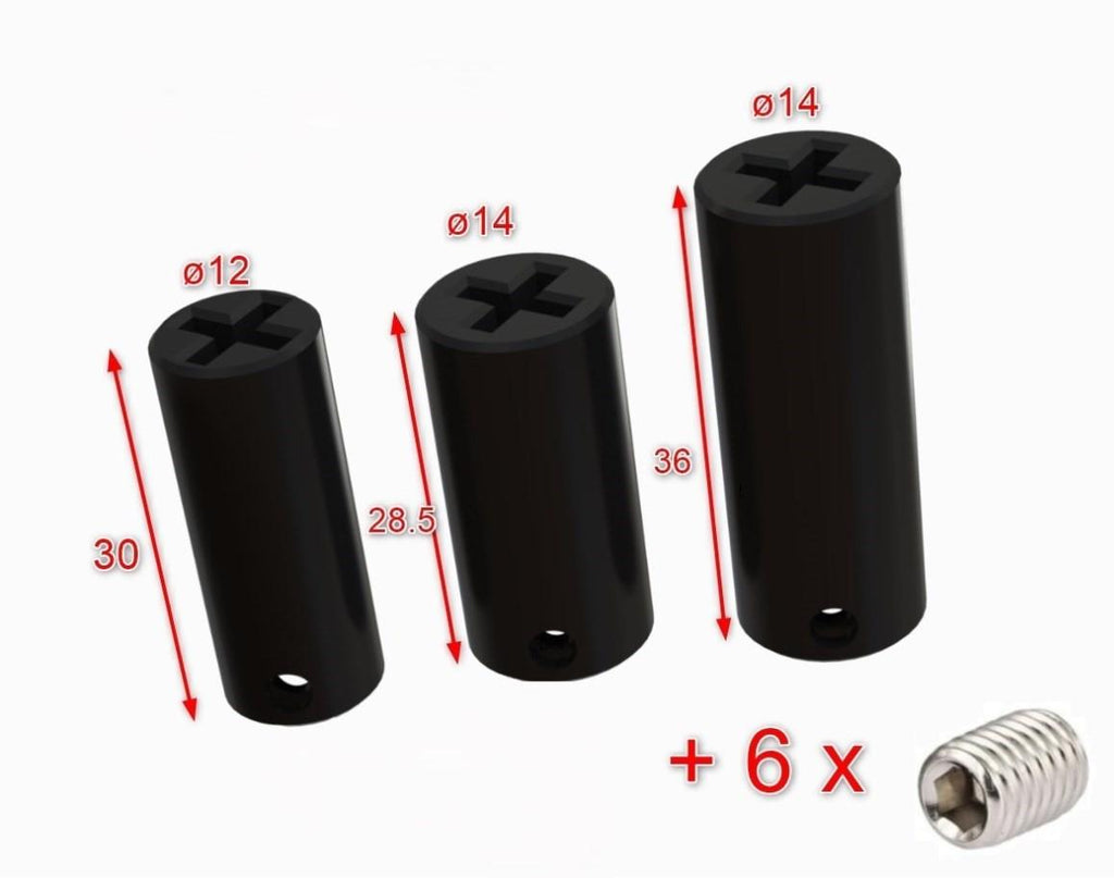 Universal Hand Blender Clutch Set with Grub Screws – Fits 5mm Shafts – Bosch, Electrolux, Silvercrest, Manta & More