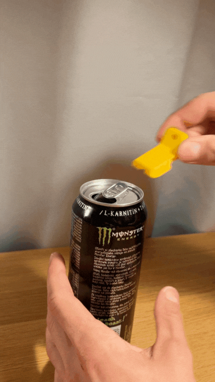 Beverage Can Opener And Cover Combo